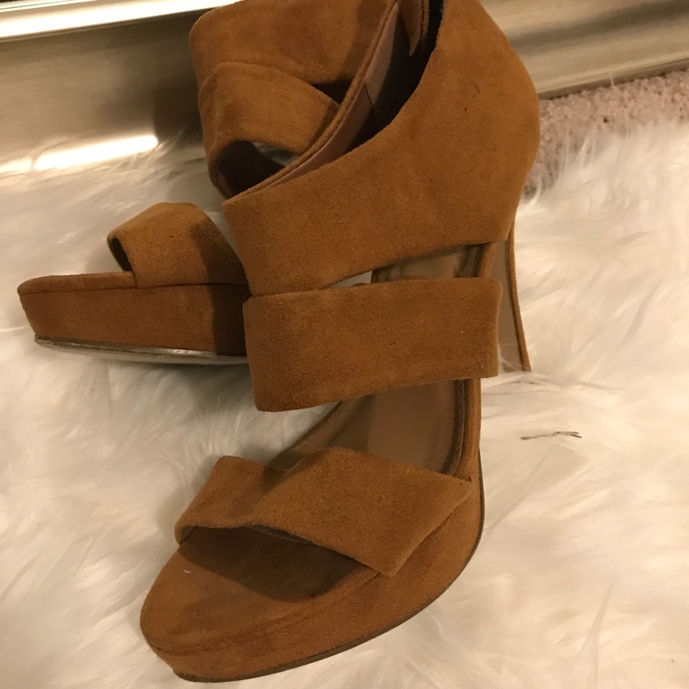 H&M suede heels size 6